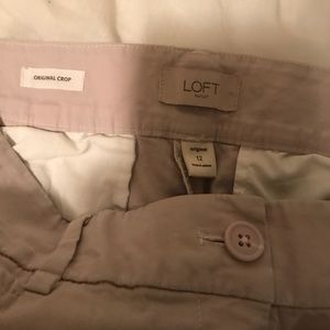 Cropped loft pants